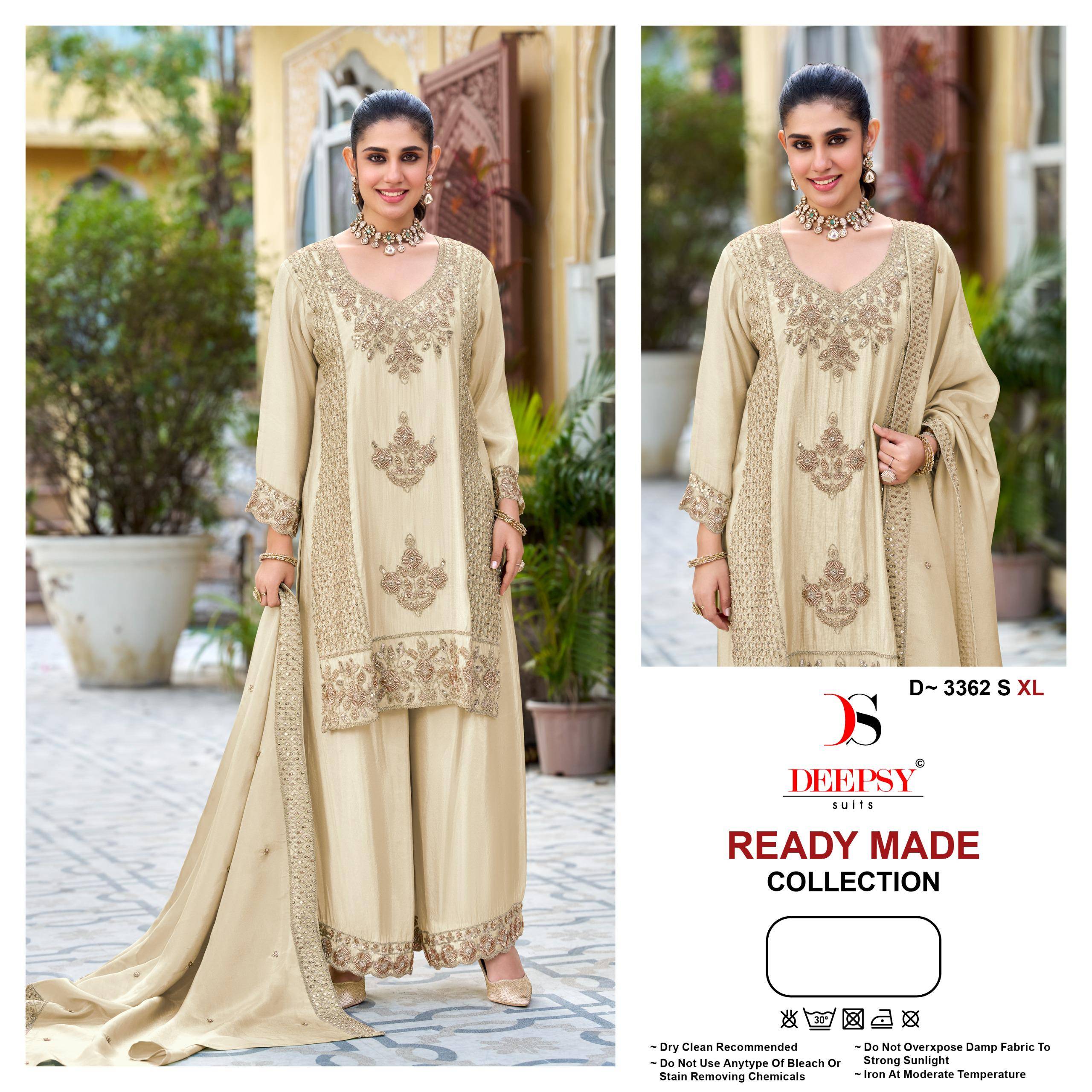 Deepsy D-3362 colors by Deepsy 3362 Q TO 3362 T SERIES Pakistani Stylish Beautiful Colourful Printed & Embroidered Party Dresses At Wholesale Price